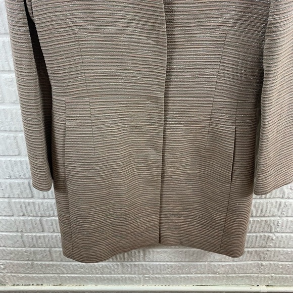 Cinzia Rocca Brocade Metallic Blazer Jacket Gold Blush NWT 8 44 - Picture 3 of 11